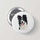 Border-Collie Button (Vorne & Hinten)