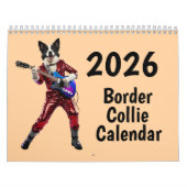 Border Collie Calendar Kalender (Titelbild)