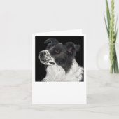 Border Collie Card - "Ben" Karte (Vorderseite)
