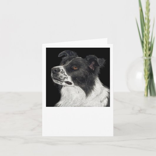 Border Collie Card - "Ben" Karte (Vorderseite)