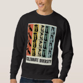 Border Collie Celebrate Diversity Dog Border Colli Sweatshirt (Vorderseite)