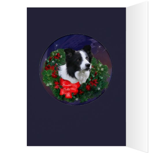 Border Collie Christmas (Innen (Links))