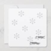 Border collie Christmas card カード Karte (Rückseite)