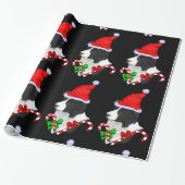 Border Collie Christmas Geschenkpapier (Ungerollt)