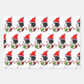 Border Collie Christmas Geschenkpapier Set (Vorderseite 3)