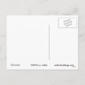 Border Collie Christmas Lights Feiertagspostkarte (Rückseite)