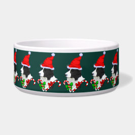 Border Collie Christmas Napf