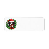 Border Collie Christmas Wreath (Vorne)