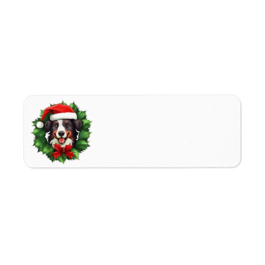 Border Collie Christmas Wreath (Vorne)