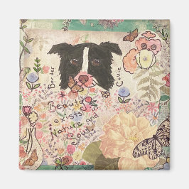 Border Collie Collage Magnet