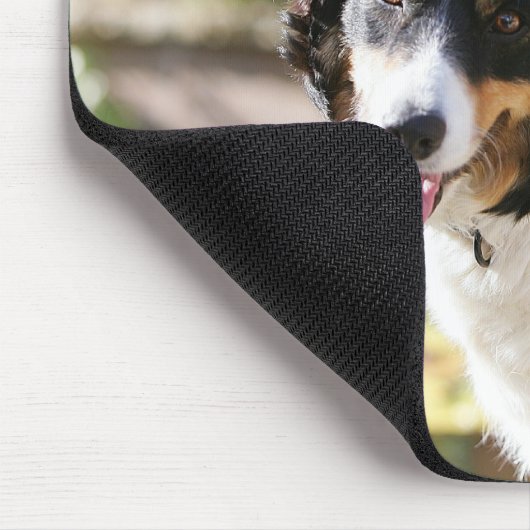 Border-Collie, die 1 keucht Mousepad (Ecke)
