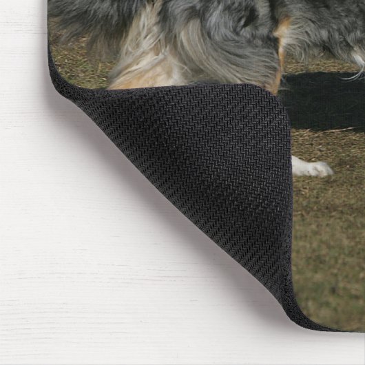 Border-Collie, die 1 laufen lässt Mousepad (Ecke)