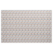 Border-Collie, die Hundegewebe in Herden lebt Stoff (Fat Quarter (45,7 x 55,9 cm))