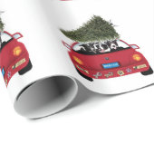 Border-Collie, die Paper~The Weihnachtsbaum Geschenkpapier (Rolleneckpunkt)