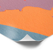 Border Collie Dog 004 - Bruno Pokopen Poster (Ecke)