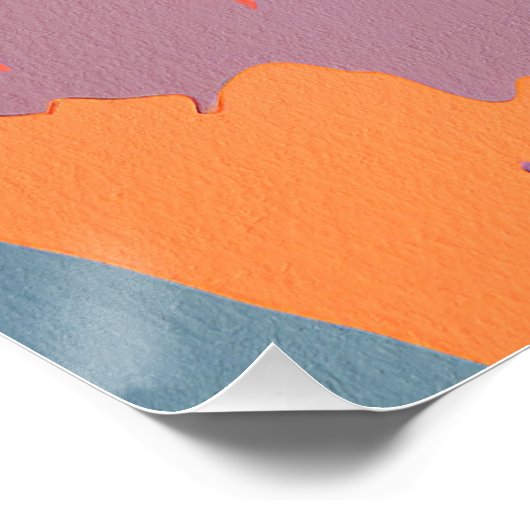 Border Collie Dog 004 - Bruno Pokopen Poster (Ecke)