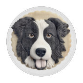 Border Collie Dog 3D Inspiriert Schneidebrett (Vorderseite)