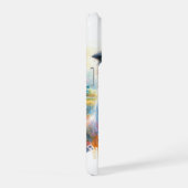 Border Collie Dog AREF1801 - Watercolor iPhone Hülle (Rechte Seite)