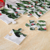 Border Collie Dog Christmas Puzzle (Seite)