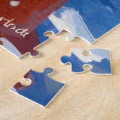 Border Collie Dog Christmas Snow Agility Fun Puzzle (Seite)