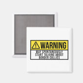 Border Collie Dog Funny Sprichwort Magnet (Vorderseite/Rückseite)