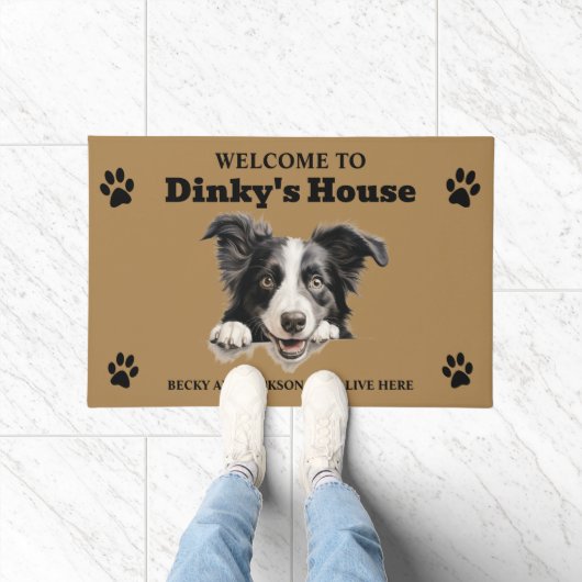 Border Collie Dog Fußmatte (Indoor)