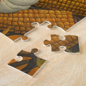 Border Collie Dog Herbsternte Erntedank Puzzle (Seite)