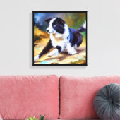Border Collie Dog Leinwanddruck (Insitu (Wohnzimmer))