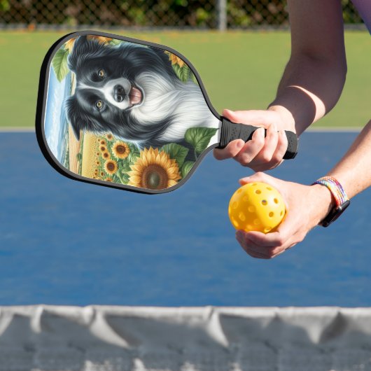 Border Collie Dog Lover Pickleball Paddle (InSitu)