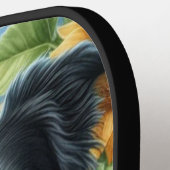 Border Collie Dog Lover Pickleball Paddle (Linke Seite)