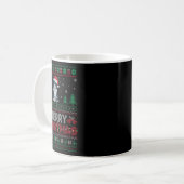 Border Collie Dog Lovers Weihnachtsmannmütze Weihn Kaffeetasse (Vorderseite Links)