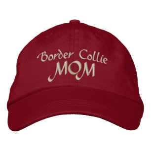 Border Collie Dog MAMA Bestickte Baseballkappe