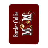 Border Collie Dog MAMA Magnet (Vertikal)