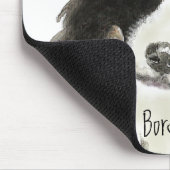Border Collie Dog Mousepad (Ecke)