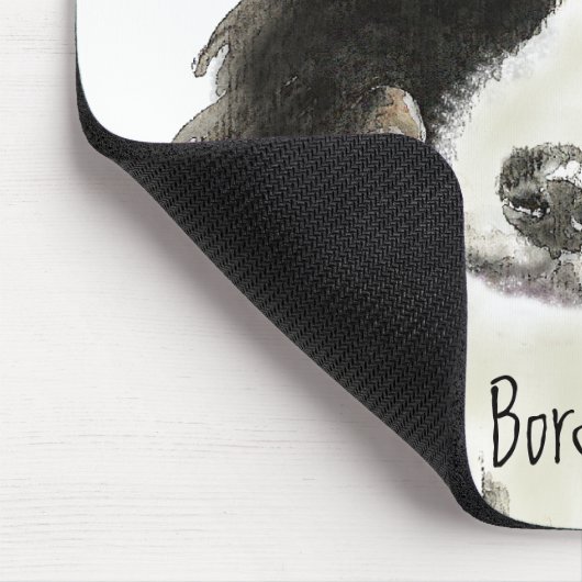 Border Collie Dog Mousepad (Ecke)