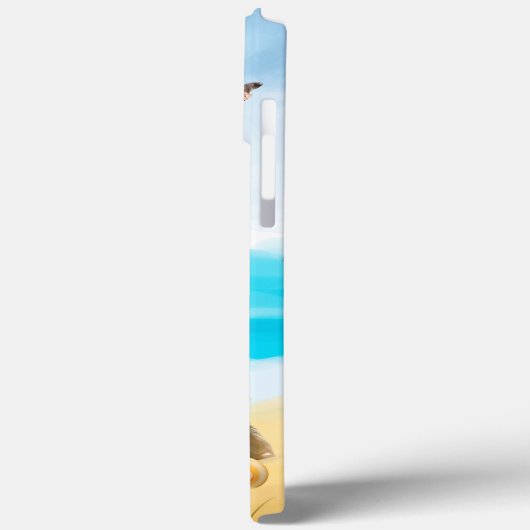 Border Collie Dog on Beach Case-Mate iPhone Hülle (Rückseite / Links)