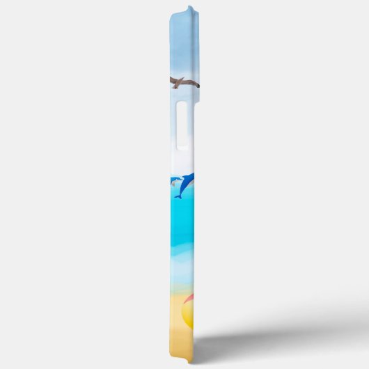 Border Collie Dog on Beach Case-Mate iPhone Hülle (Rückseite / Rechts)