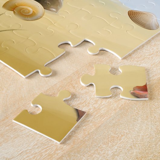 Border Collie Dog on Beach Puzzle (Seite)