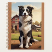 Border Collie Dog Planer (Vorderseite)