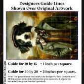 Border Collie Dog Portrait Landschaft CH3 Decoupag Seidenpapier