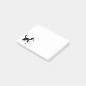 Border Collie Dog Post-it Klebezettel (angewinkelt)