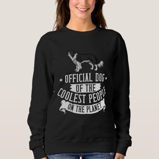 Border Collie Dog Puppies Owner   1 Sweatshirt (Vorderseite)