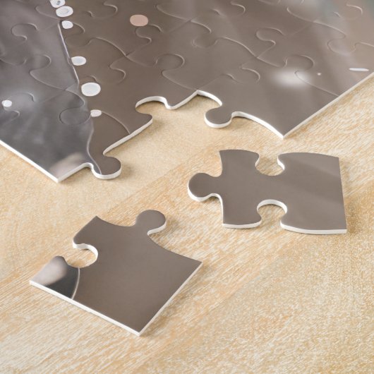 Border Collie Dog Reiten Motorrad Weihnachten Puzzle (Seite)