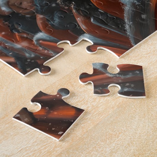 Border Collie Dog Roller Untersetzer Weihnachten Puzzle (Seite)