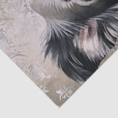 Border Collie Dog Seidenpapier (Detail)