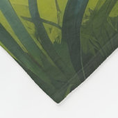 Border Collie Dog Spring Blumen Malerei Fleecedecke (Ecke)