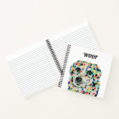 Border Collie Dog Square Notebook Notizblock (Innenseite)