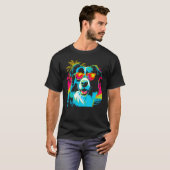 Border Collie Dog Sunglasses T-Shirt (Vorne ganz)