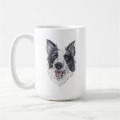 Border Collie Dog Tasse | 15 oz (Links)