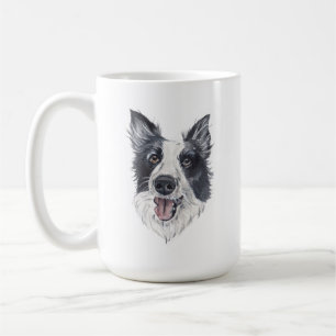 Border Collie Dog Tasse   15 oz